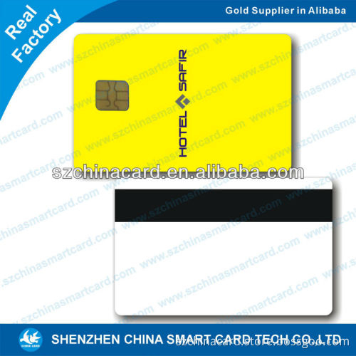 contact ic chip card plastic pvc contact card